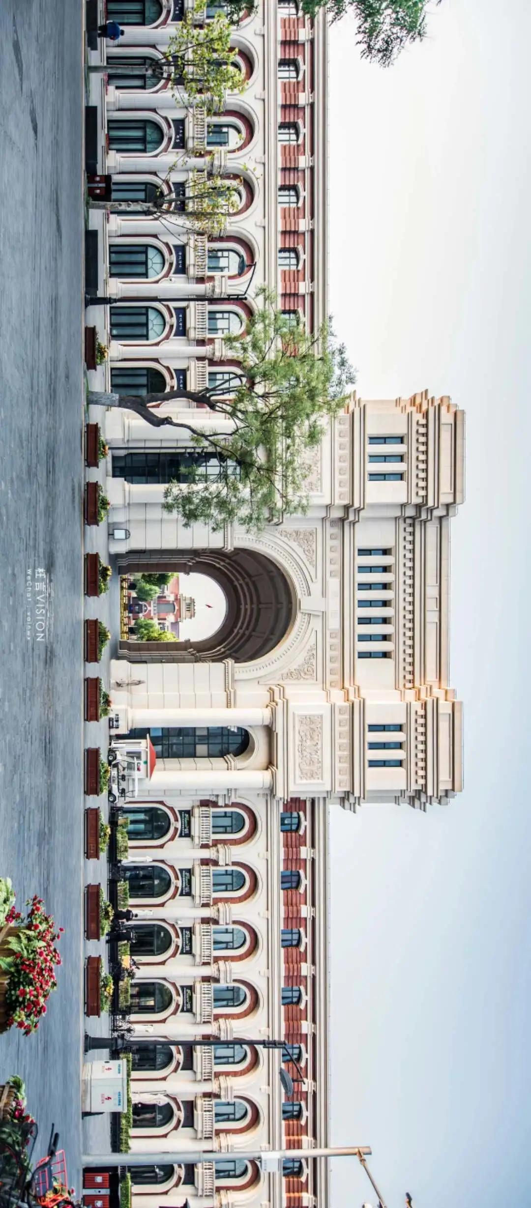 天津对称建筑物,天津各区分布图最新