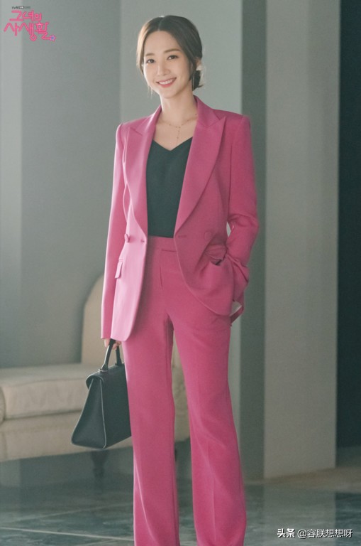 韩版职业装女性穿搭朴敏英 (朴敏英同款西服)