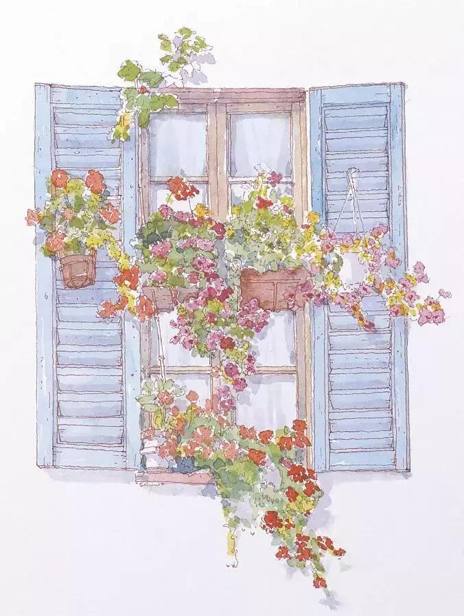 不用花钱就能圣地巡礼？看大神用钢笔淡彩带你花样旅行