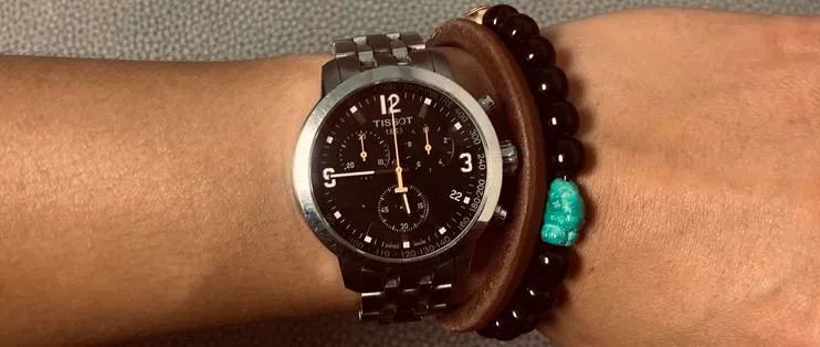 懒人必爱，洗澡都不用摘！花几十块钱做个皮环，能戴一辈子