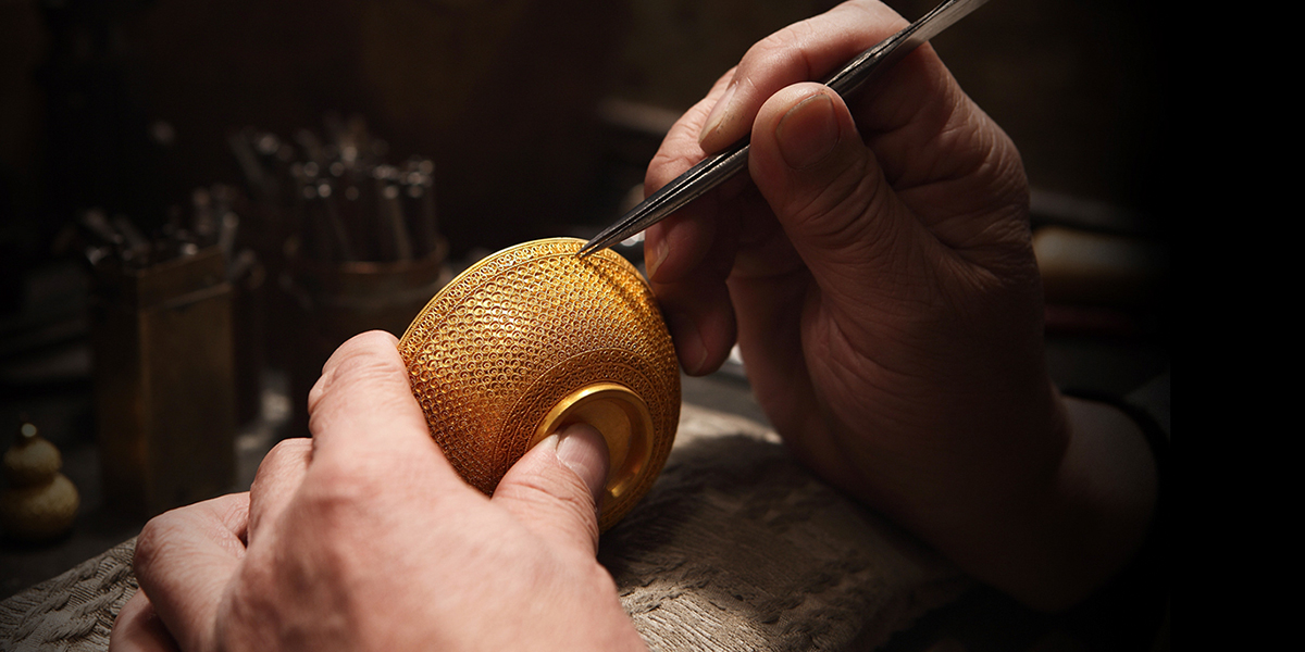 古法手工黄金配件,古法手工黄金寓意