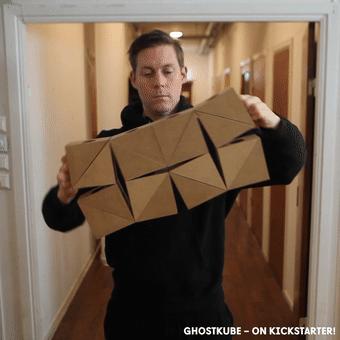 用折纸做多变魔方,用折纸叠的变形魔方