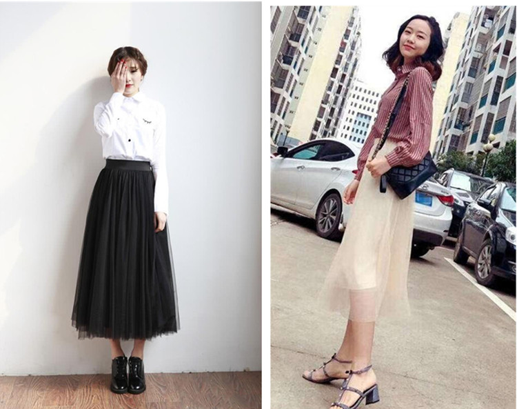 一条纱裙瞬间变成女神,仙女纱裙搭配