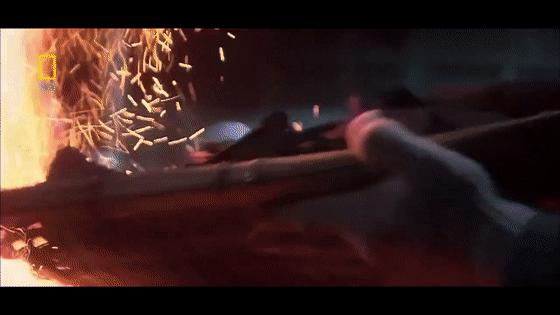 日本武士刀加钢工艺,钨钢做的日本武士刀