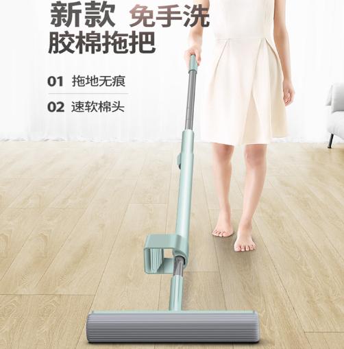 拖把家用一拖净干湿两用强力去污,平板拖把干湿两用强力去污大号