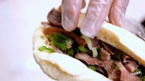 最适合摆摊的卤菜夹烧饼,郑州烧饼夹卤肉