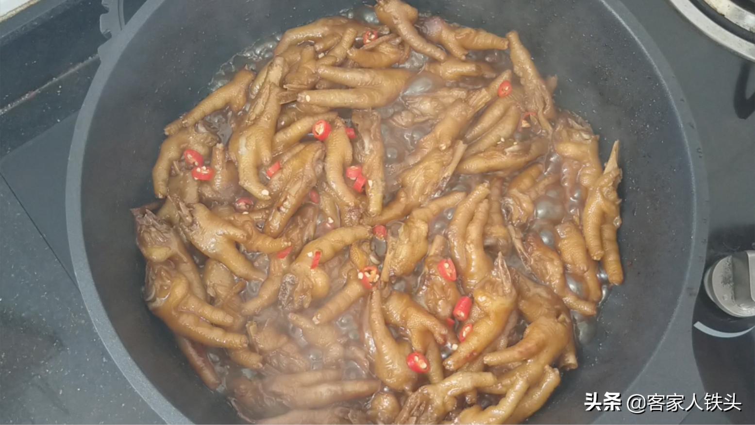 惠州客家鸡爪做法窍门,客家风味无骨蒜蓉鸡爪