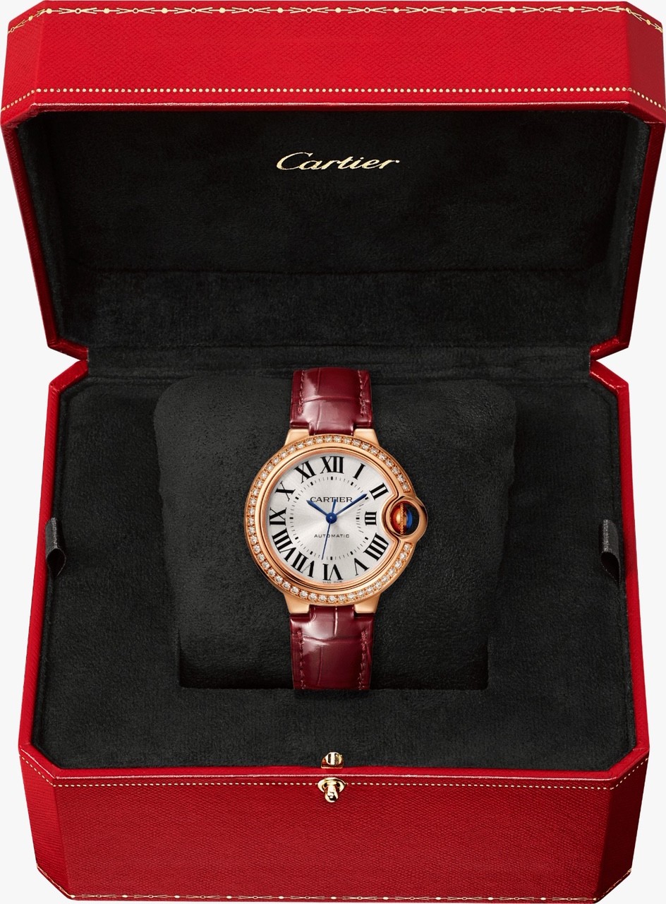 卡地亚新款蓝盘腕表,卡地亚ballonblanc系列腕表