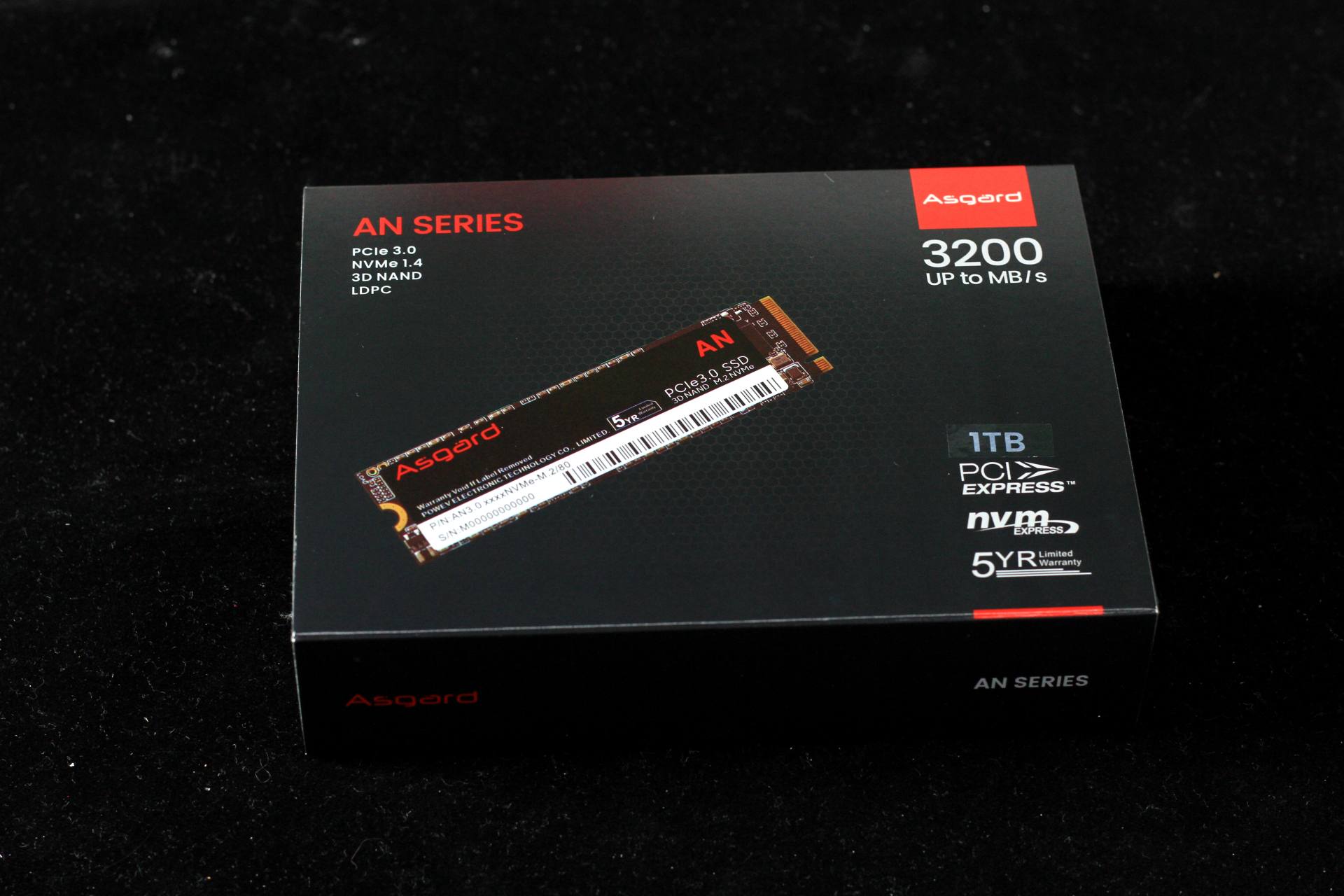 阿斯加特256g固态,超性价比固态