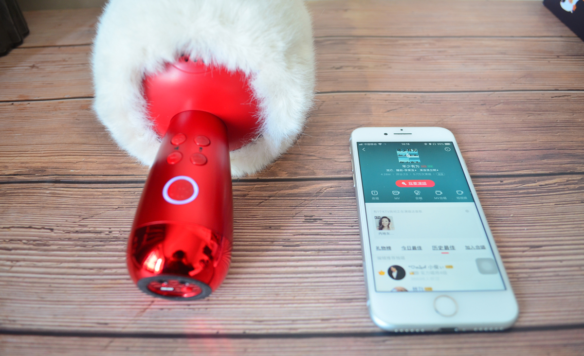 唱吧无线麦克风小巨蛋g2504b星球款,唱吧k歌宝小巨蛋麦克风g2pro