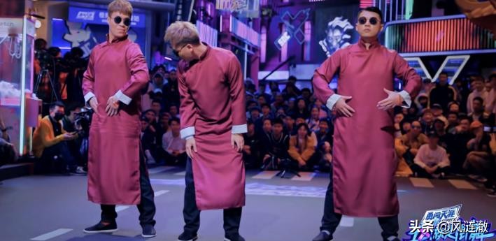 这就是街舞四个popper同台,这就是街舞黄景行popper