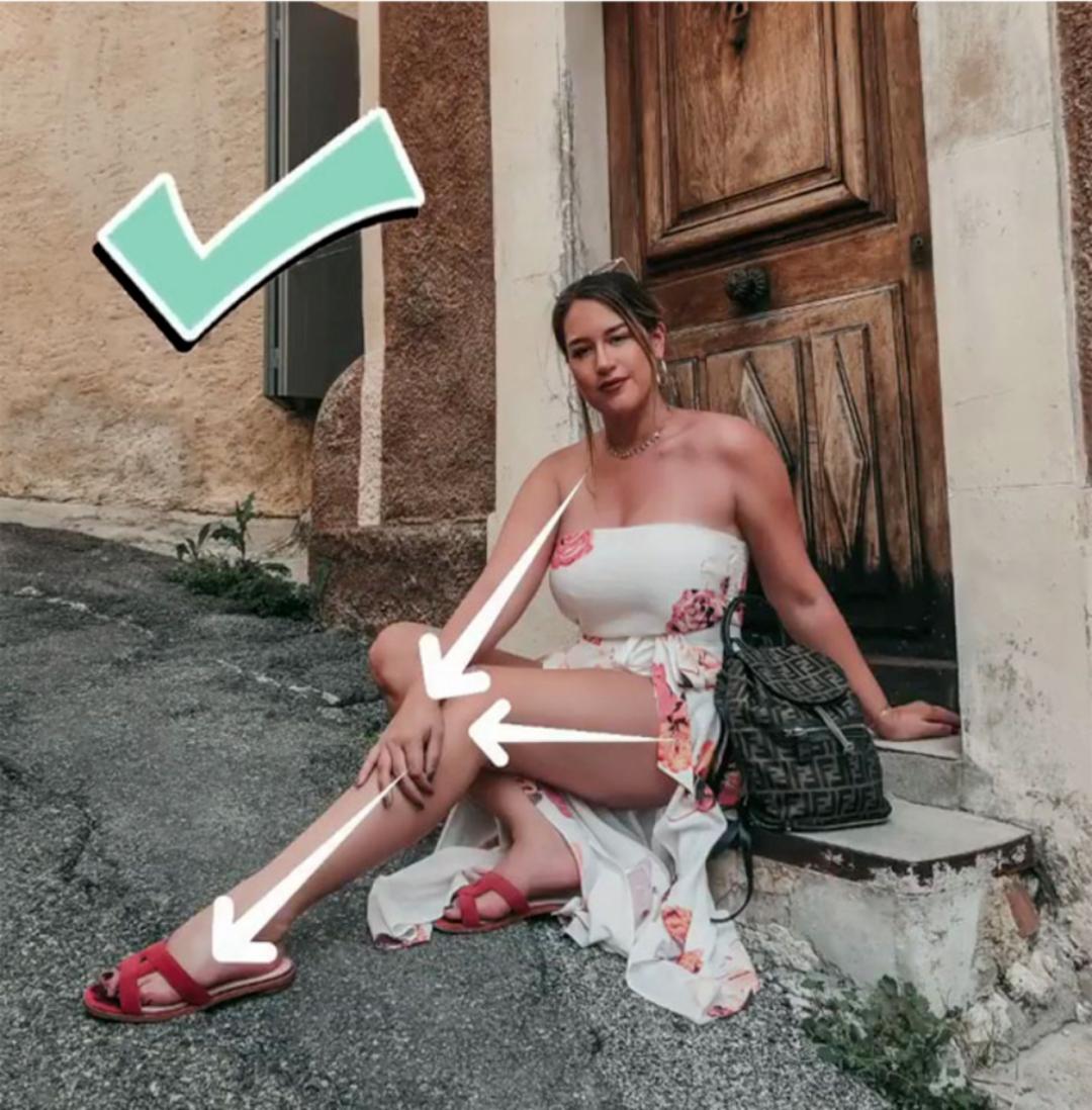 最好看又不显胖的拍照姿势,拍照怎么摆pose不显胖