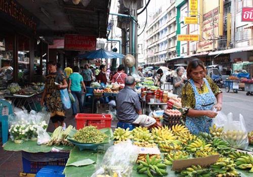 泰国旅游市场图片,泰国周末市场视频