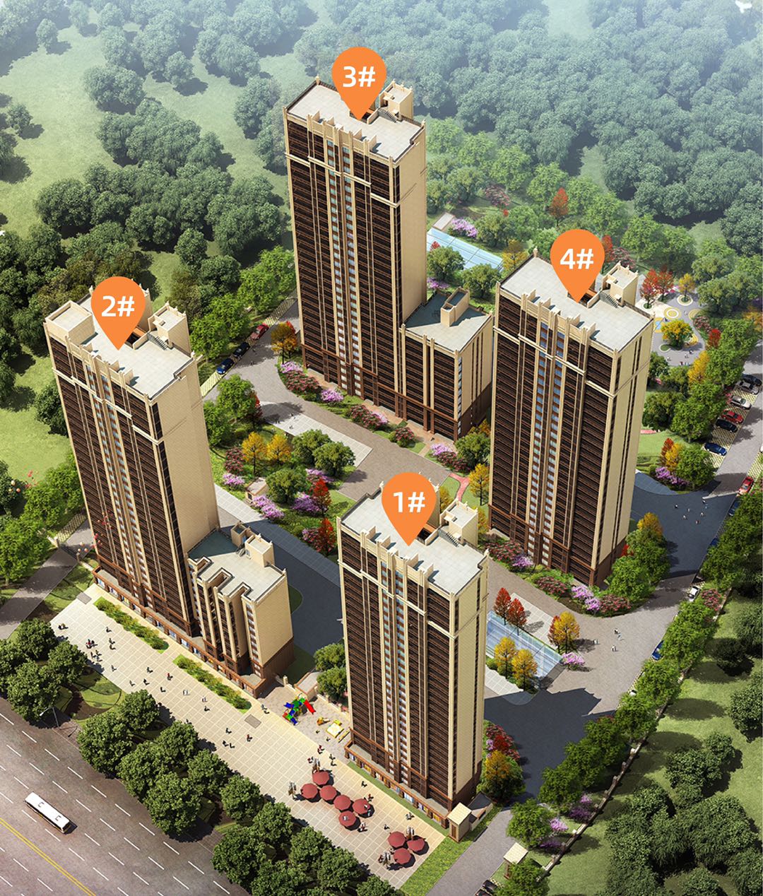 香河置业的不二之选—荣盛四盘联动