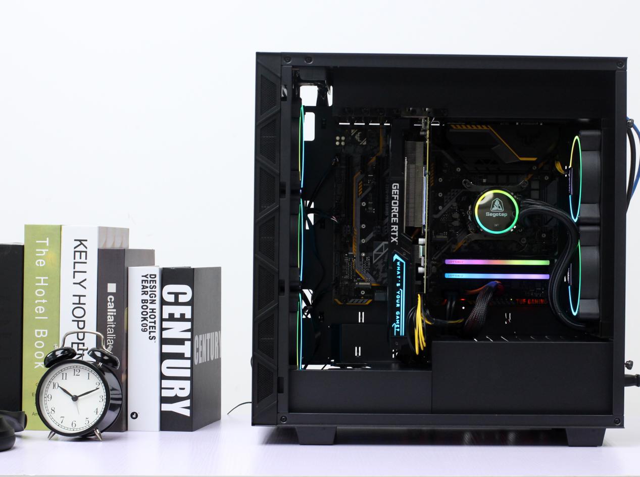 显卡竖装散热最好的机箱,主板和显卡竖装的机箱