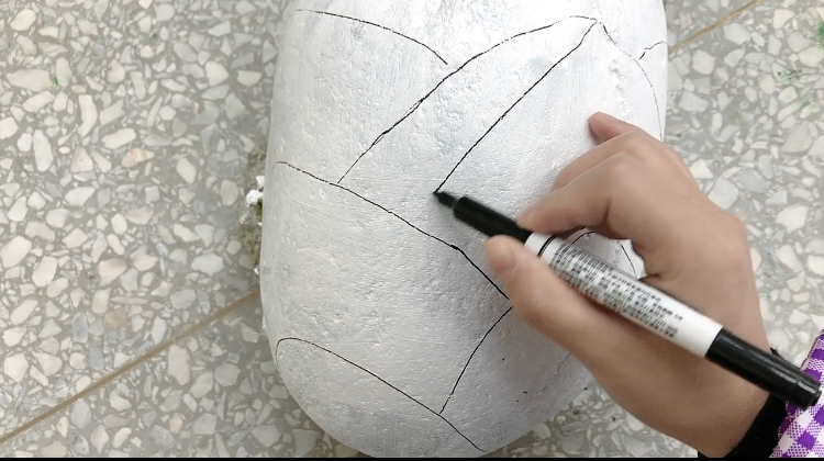 初学石头画作品,捡到的石头该画些什么