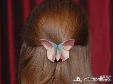 可以折叠的蝴蝶折纸,蝴蝶折纸用长方形纸