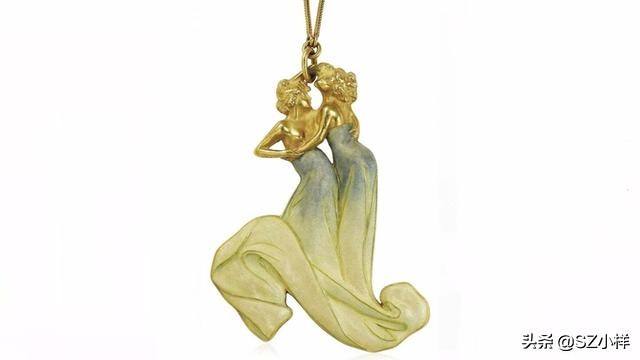 珐琅珠宝首饰设计,复古珐琅珠宝