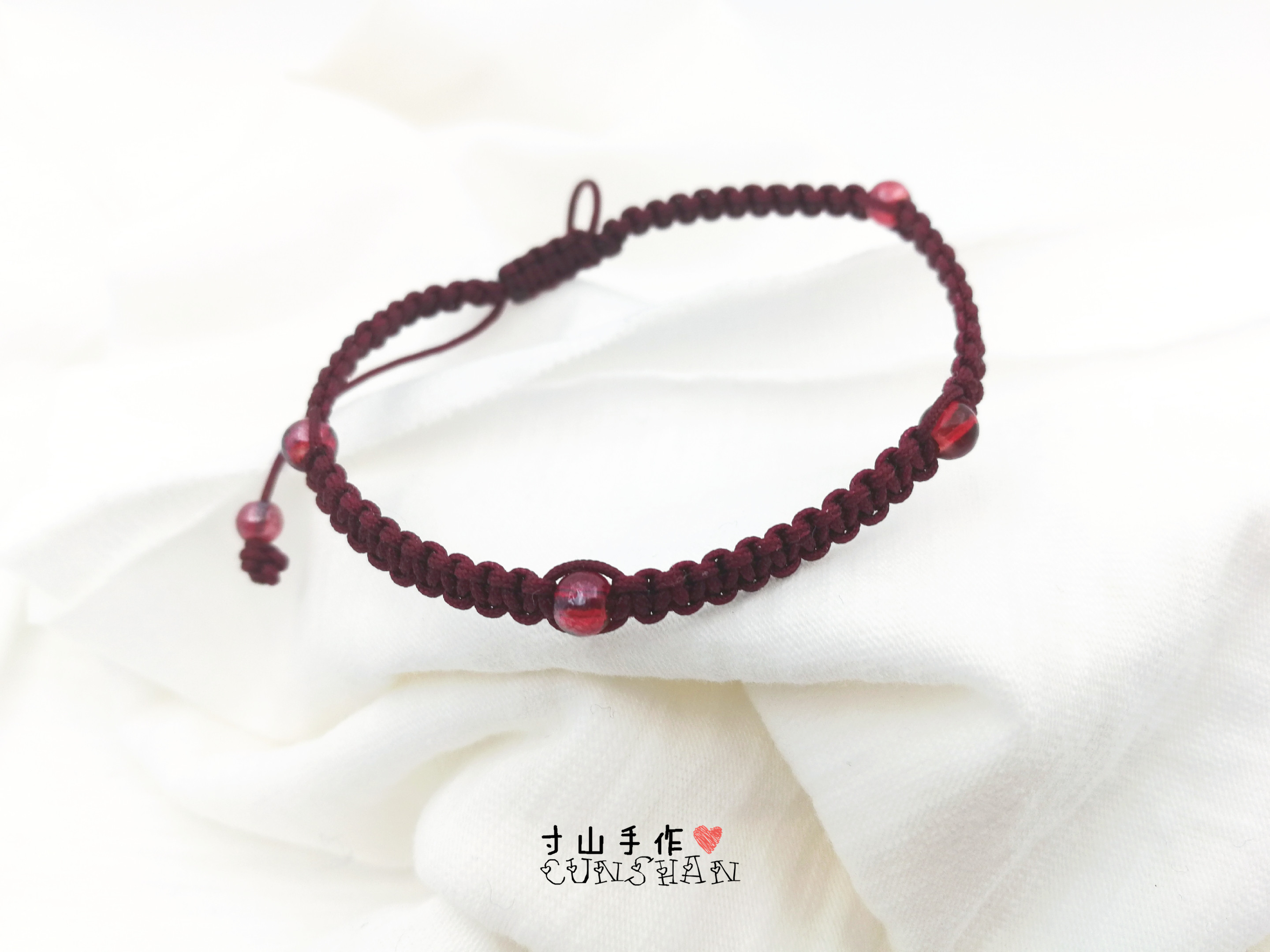 手串绳结打法中国结双线凤尾结,绳结中国结编法大全图解