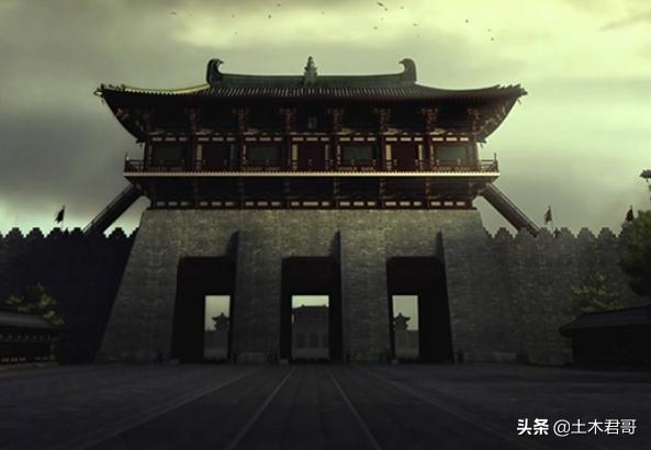 唐朝太极宫玄武门,玄武门到武德殿