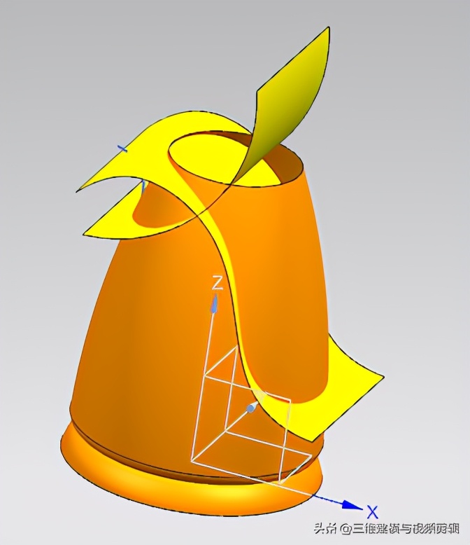 ug曲面之水龙头手把建模视频教程,ug12.0水壶要怎样画
