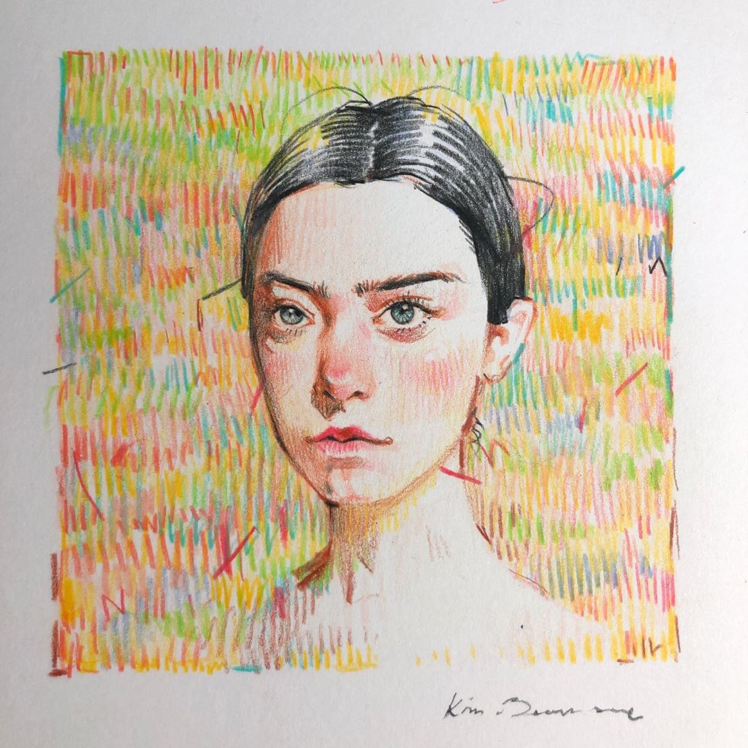 非常适合初学者的画小插画彩铅,彩铅插画手绘中国古风人物四年级