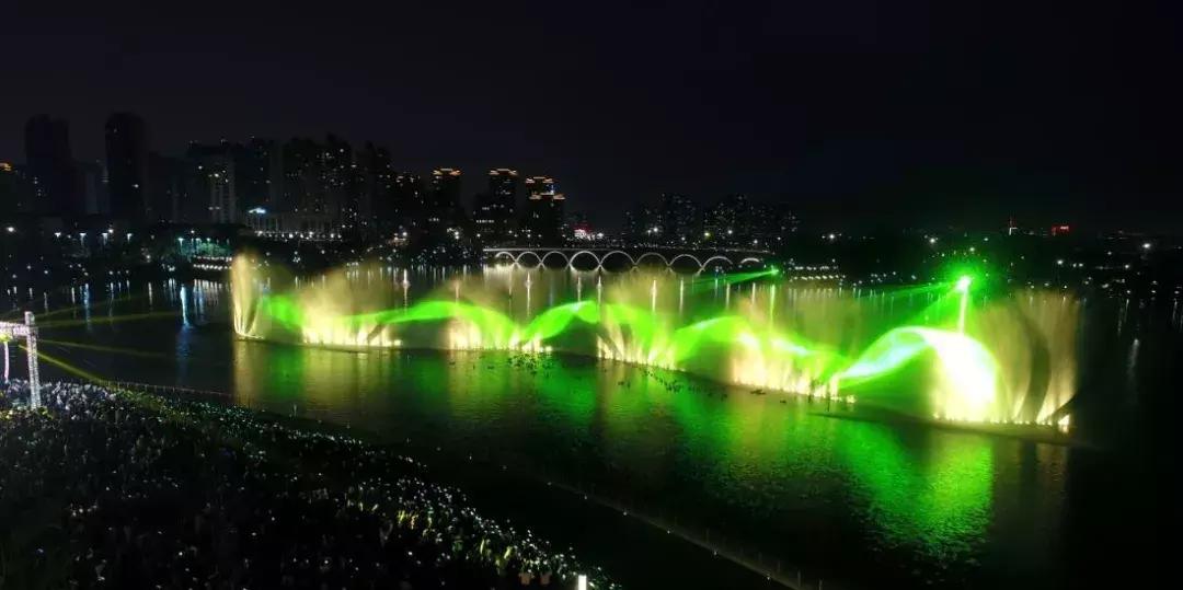 合肥步行街喷泉,合肥肥东抖音打卡网红地