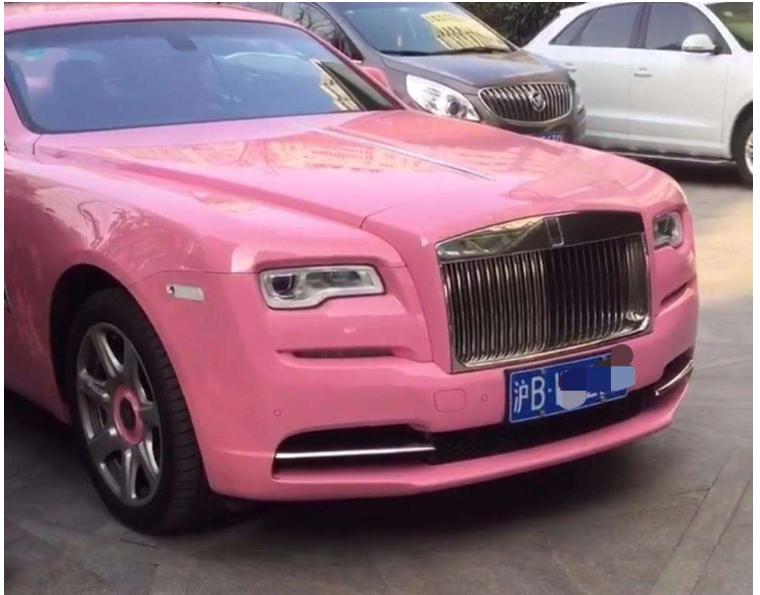 上海唯一一辆豪车,上海白富美开劳斯莱斯