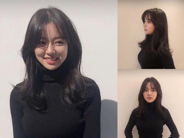 显脸小烫发中长发自己卷,长脸型中长发适合什么烫发