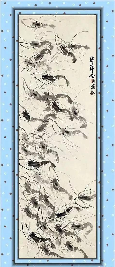 齐白石87岁画的虾背后的故事,齐白石画的虾真的图片及简介