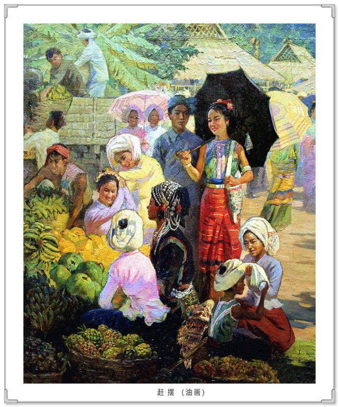 宫廷油画复古写真,高级灰风景油画写生作品