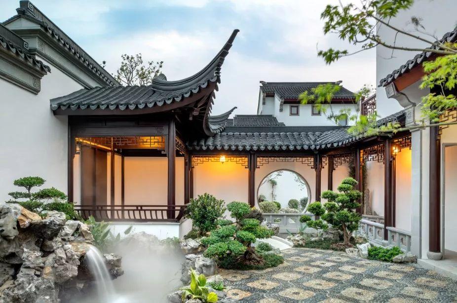 他花6年造三角形别墅,最美的园林别墅庭院