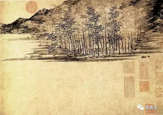 当代画墨竹大师的画,墨竹图绘画欣赏