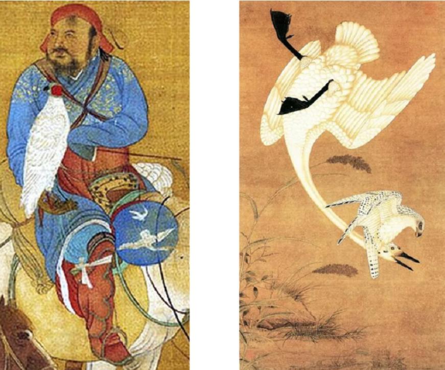 除了猎犬还有猎鹰、猎豹，从《元世祖出猎图》看蒙古的狩猎文化