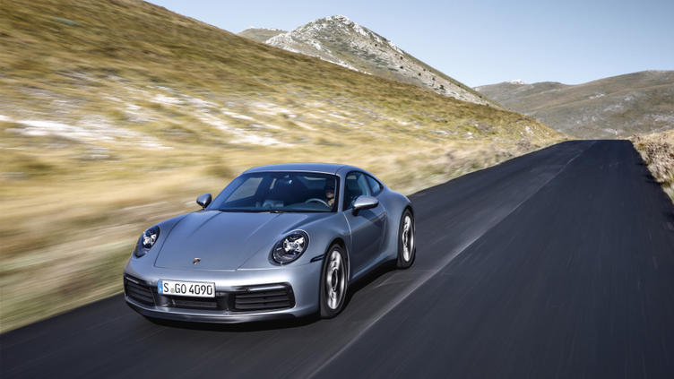 保时捷跑车最新款992,全新一代保时捷911谍照992