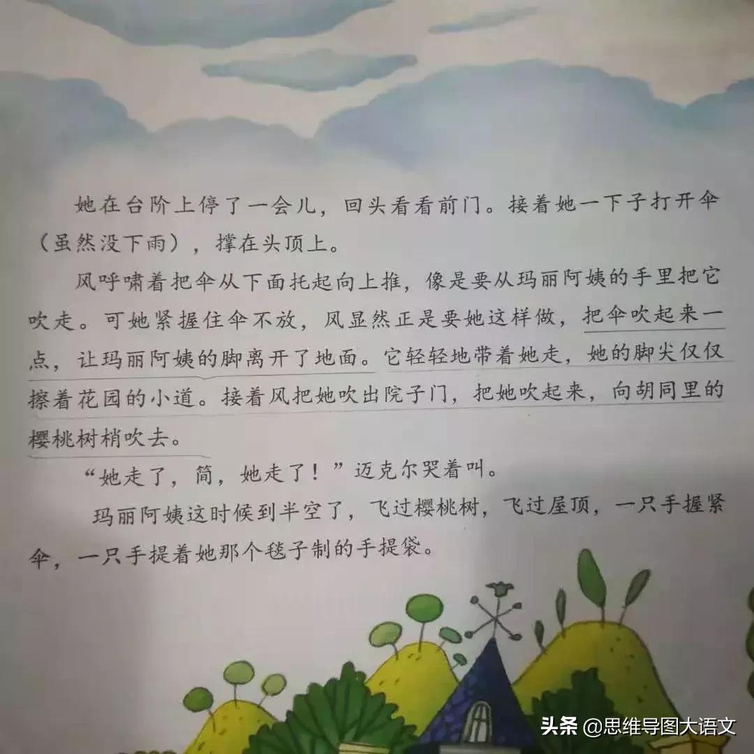 思维导图玛丽阿姨,随风而来的玛丽阿姨的思维导图