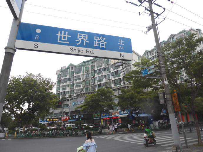 上海世界路巡游,带你巡游中国