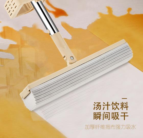 自拧水拖把免手洗懒人拖地神器,自动拧水拖把可拆卸