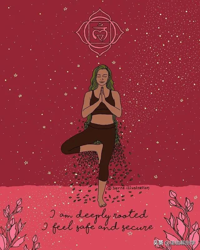 ins瑜伽漫画图片,瑜伽小人唯美漫画