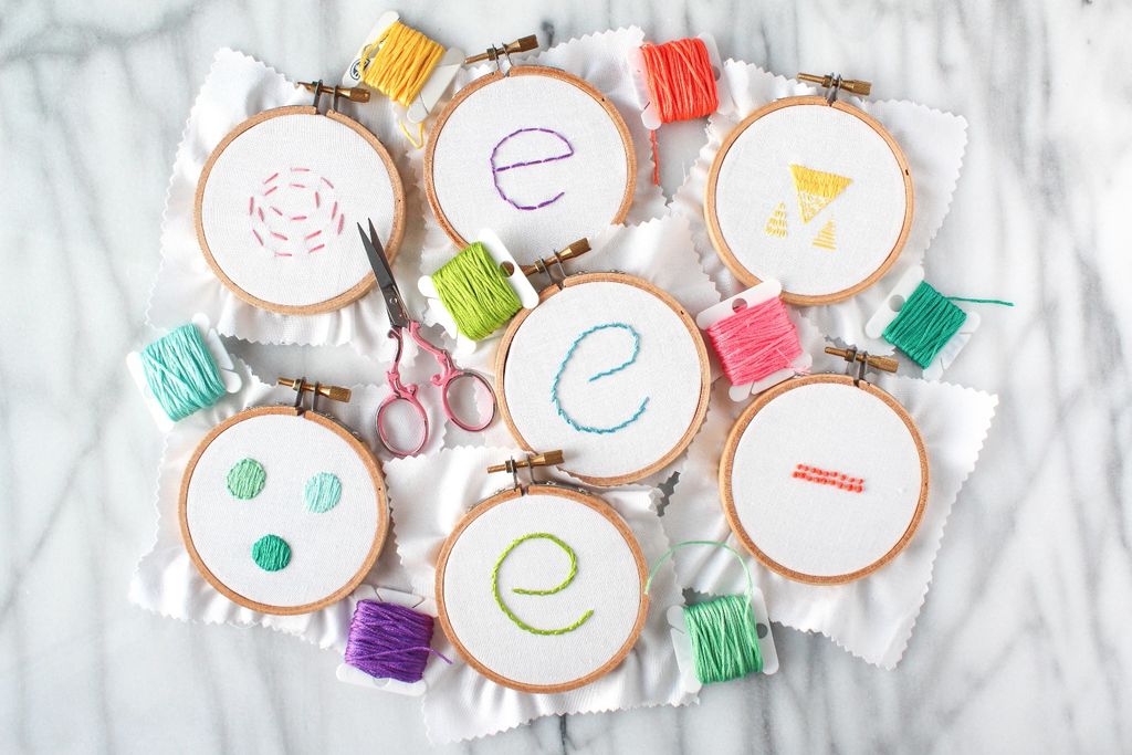 手把手教你手工刺绣最常规的方法,刺绣教程十种初学者必学手工刺绣