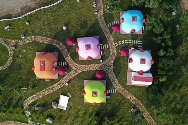 大连夏家河子海景房,大连夏家河子海滨浴场帐篷酒店