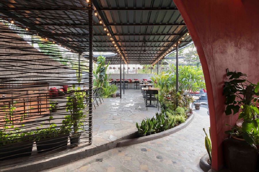 小资情调的花园餐厅,花园餐厅很美