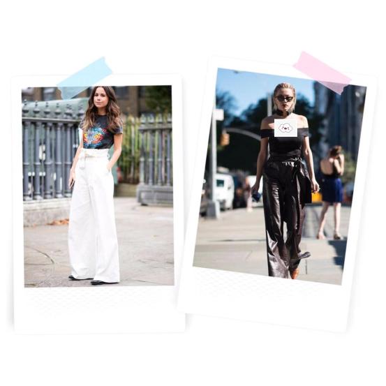 阔腿裤穿出时尚感,阔腿裤要怎么穿才又显瘦又好看