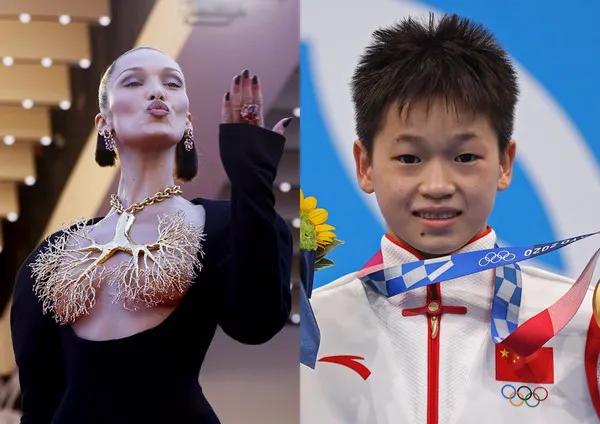 全红婵超模,超模祝贺全红婵夺冠