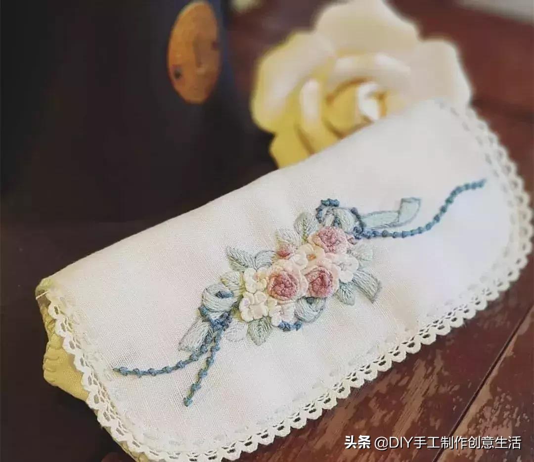 白线的刺绣,白线刺绣针法