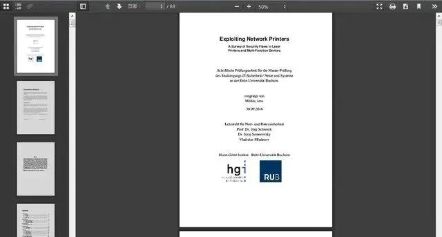 16万次入侵你的打印机可是沉默羔羊？