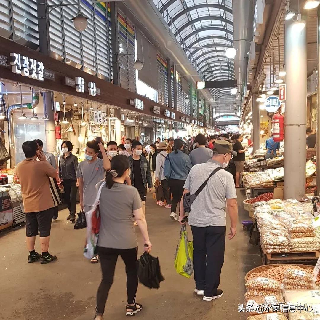 韩国水果批发市场进货渠道,韩国首尔最大的水果批发市场