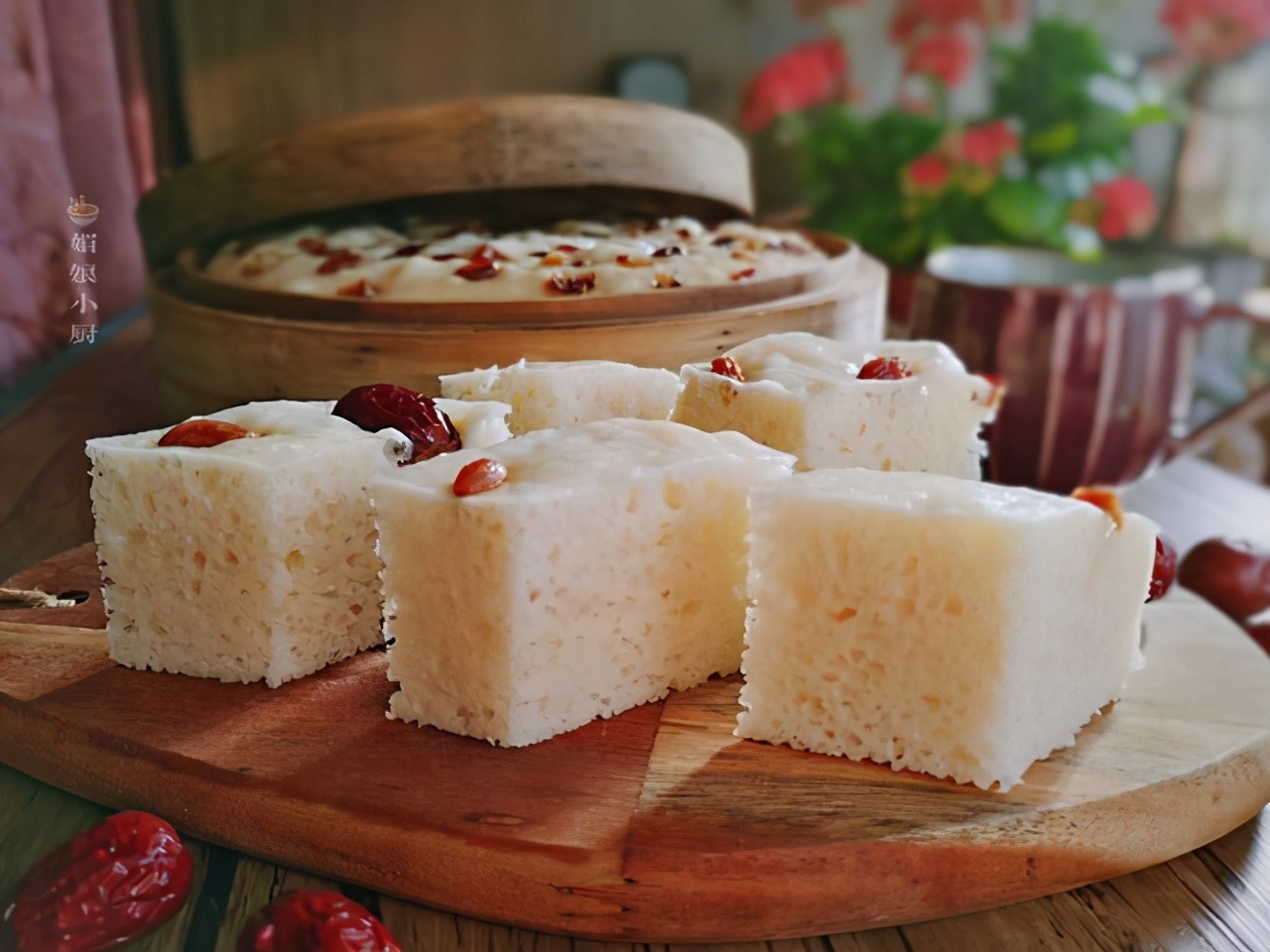 米发糕家庭做法,剩饭米发糕正宗做法