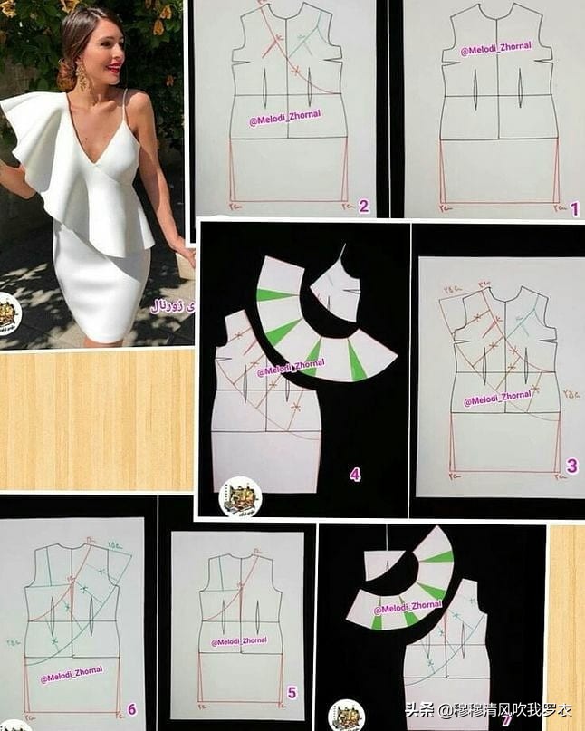 外网收集的一些女装纸样的合集学习服装打版