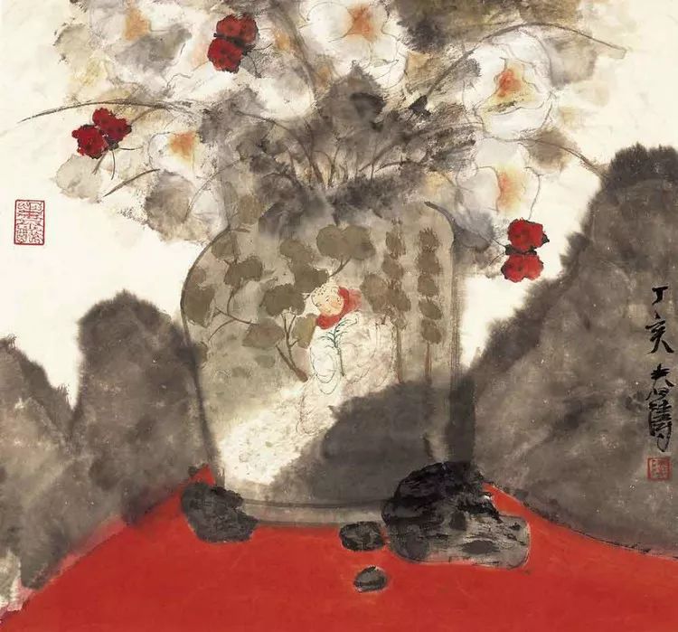 他说画画就是玩玩而已，一不小心成了艺术家